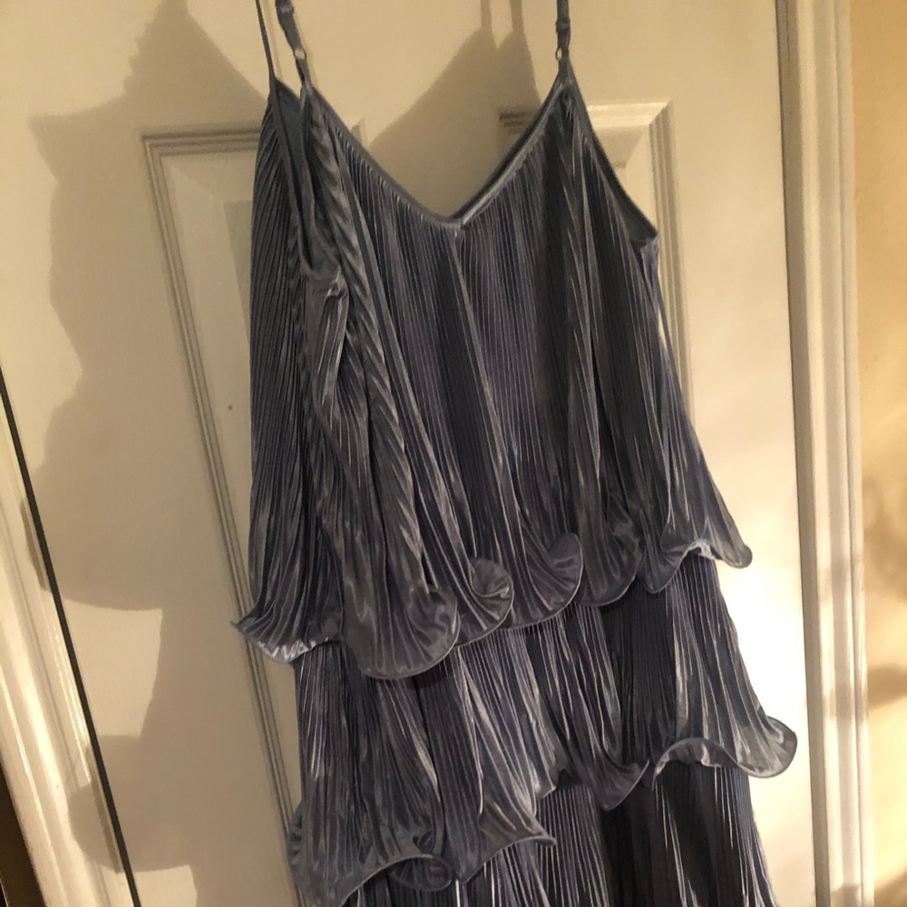 Pleated Ruffle Dress - Picture 3 of 5